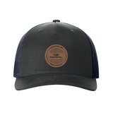 Regal Leather Patch Hat - Black