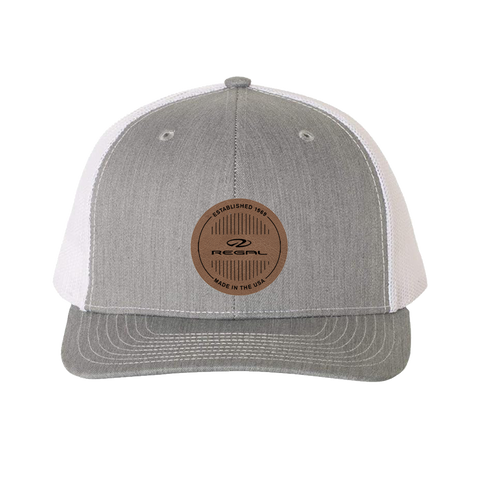 Gray Trucker Style Hat