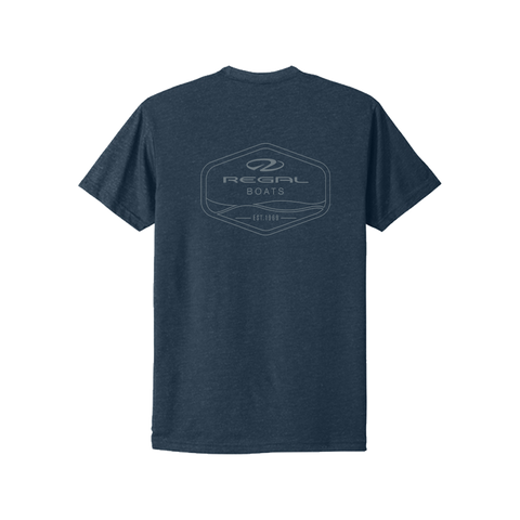 Navy Heathered Tshirt