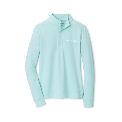 Peter Millar Womens 1/4 Zip - Ocean
