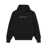 Black Cotton Hoodie
